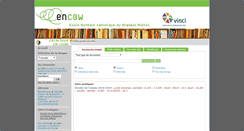 Desktop Screenshot of bib.encbw.be