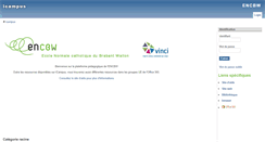 Desktop Screenshot of icampus.encbw.be