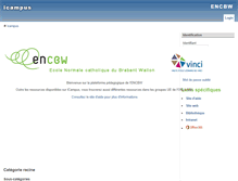 Tablet Screenshot of icampus.encbw.be